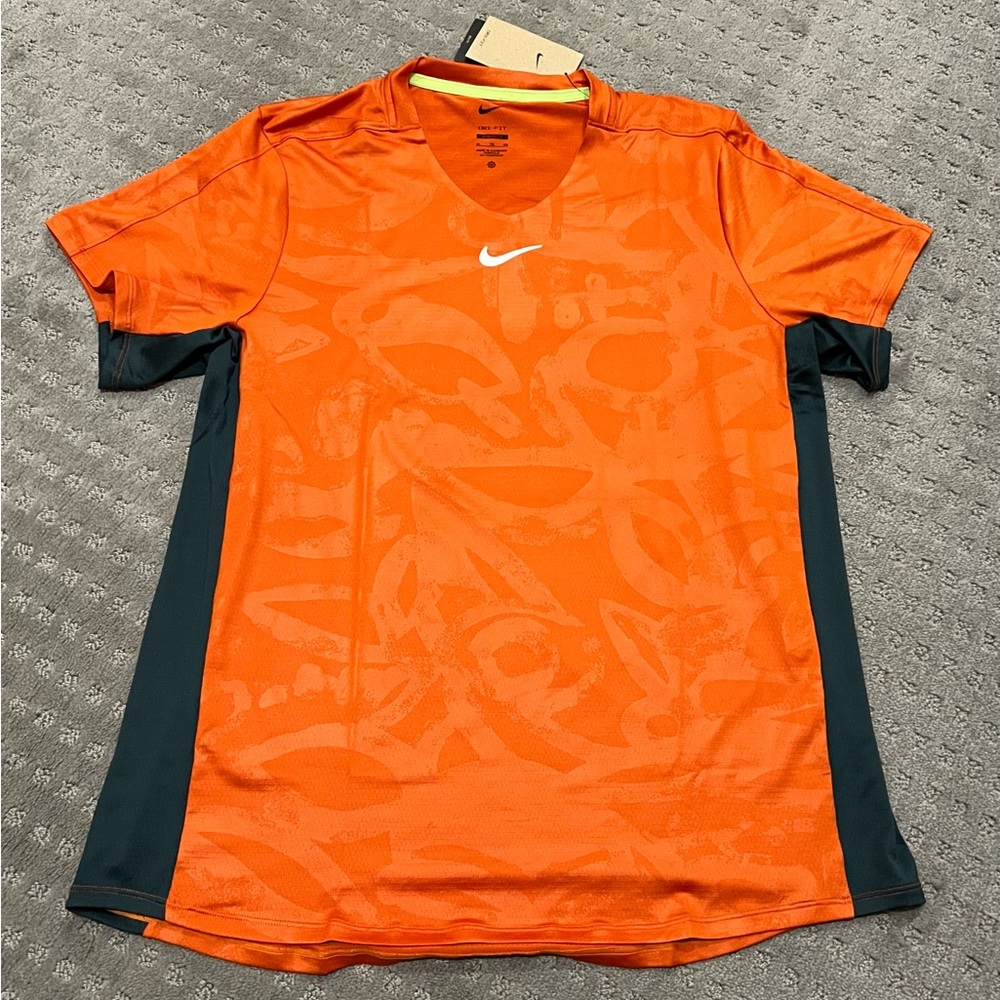 Nike Court Dri-Fit Slim Tennis Shirt Men's Size XL